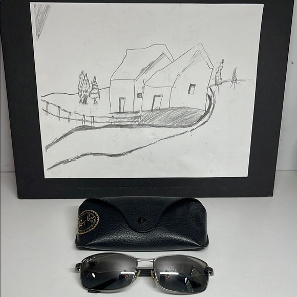 Ray-BanRB3498 RB 029/82-6101 Sunglasses in a brushed nickel...